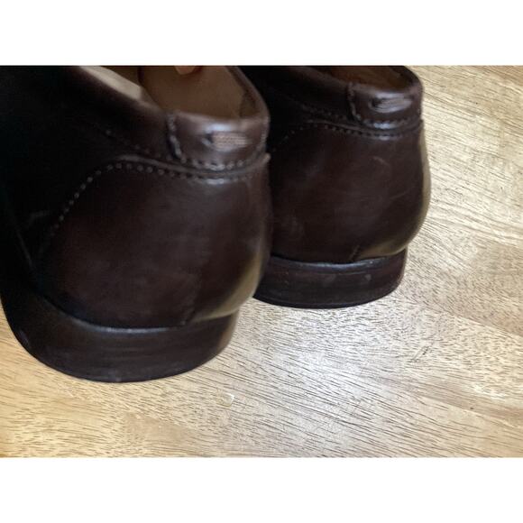 Cole Haan Driving MOCS Women 7.5 AA Boat Shoes Loafer Brown Leather Slip On - Picture 6 of 9